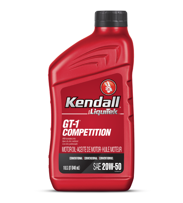 Kendall GT-1 Competition 20W-50 - Free Shipping — Kendall Motor Oils